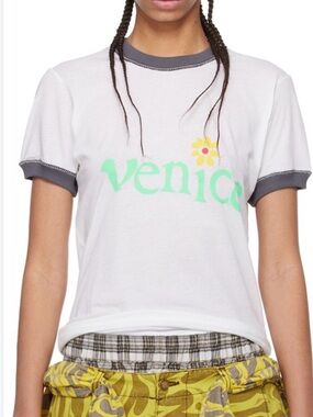 ERL Venice Graphic Ringer Tee